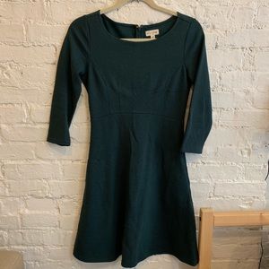 Hunter Green A Line Dress